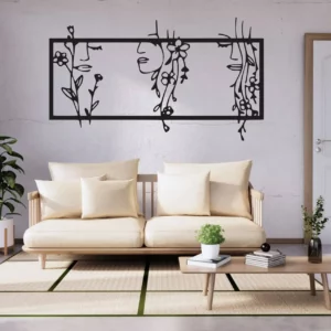 Floral Ladies (Steel Wall Art)