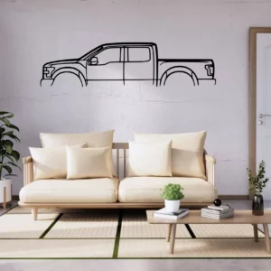 Ford Raptor F-150 Side-View (Steel Wall Art)