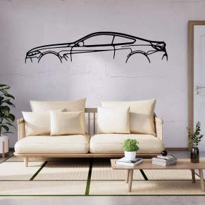 BMW 8 Series G15 Side-View (Steel Wall Art)