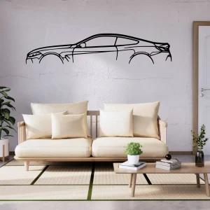 BMW 8 SERIES G25 COUPE Side-View (Steel Wall Art)
